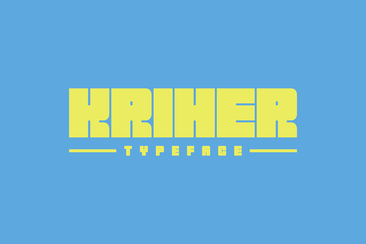 Krohur - Modern Display Typeface, a Sans Serif Font by Letterna (Photo 2 of 4)