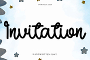 Invitation, a Handwritten Font by FreshTypeINK (Thumbnail 1 of 7)