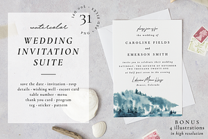 Chill forest - wedding set