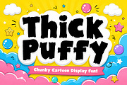 Thick Puffy, a Slab Serif Font by Wow Magic (Thumbnail 4 of 4)