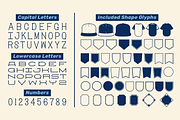 Retro-Era Baseball Serif Style 2, a Symbol Font by Para-Scope Design (Thumbnail 6 of 8)