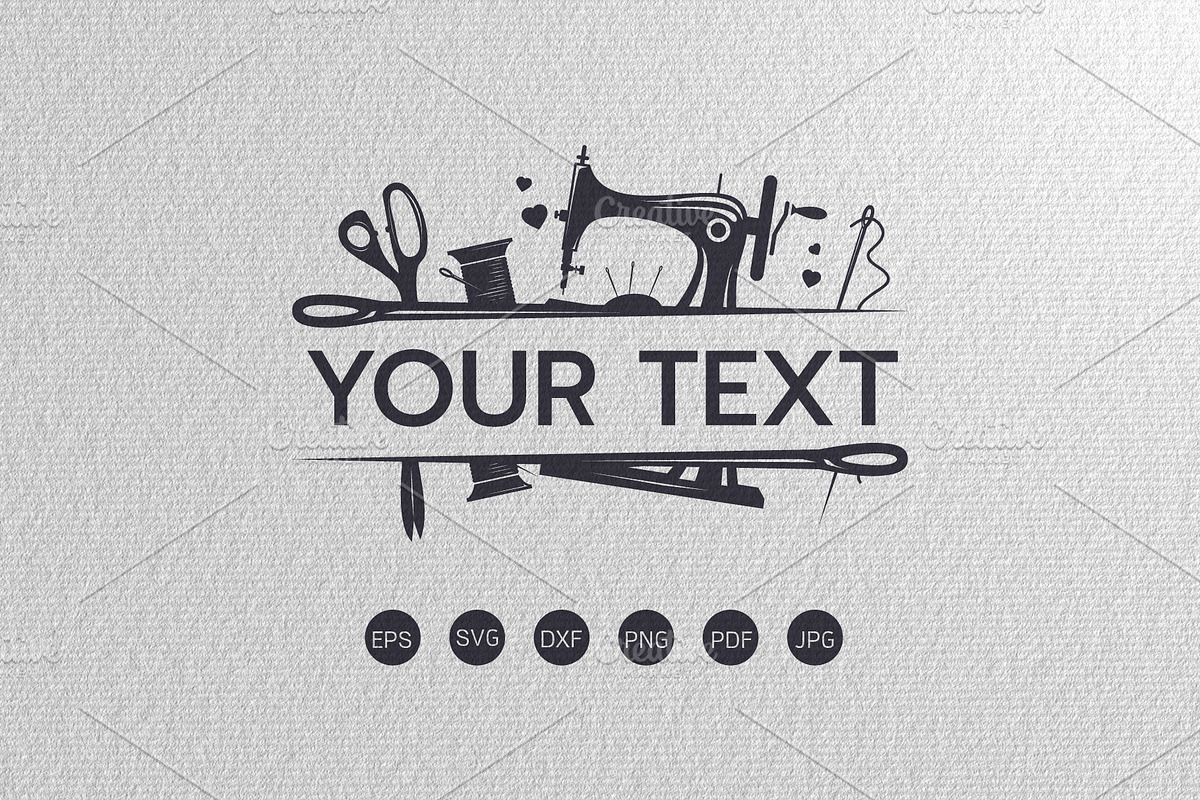Sewing logo of label vector, a Branding & Logo Template by essense