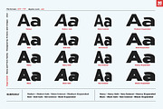 Eigerwand sans serif font family, a Sans Serif Font by Artistic & Unique (Thumbnail 3 of 14)