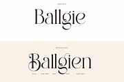 Belgia Elegant Ligature Serif, a Serif Font by Alfinart (Thumbnail 2 of 8)