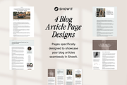 21 Showit Blog Add-On Canvases, a Websites & App Template by Amanda Pena Design (Thumbnail 2 of 13)