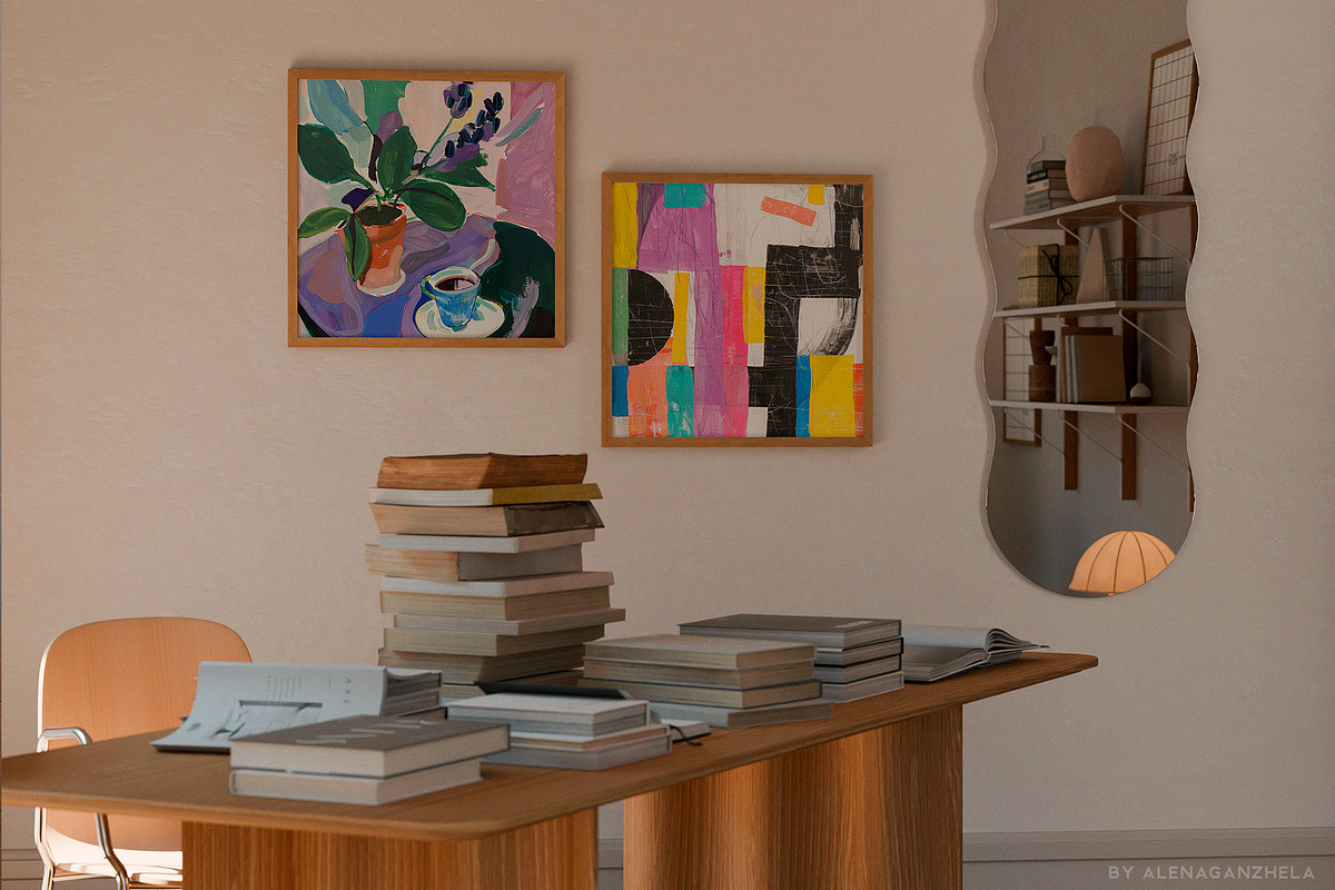 MAXIMALISTA - wall art mixed prints, a Background Graphic by alenaganzhela (Photo 3 of 10)