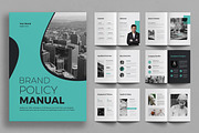 Company Policy Manual Booklet Layout, a Brochure Template by ContestDesign (Thumbnail 1 of 3)
