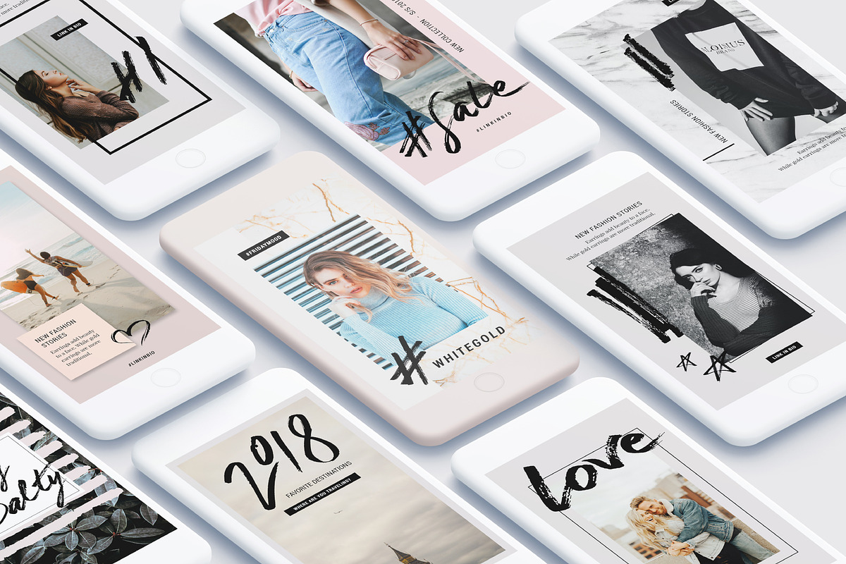 ANIMATED Modern Instagram Stories, a Social Media Template by SilverStag Type Foundry (Photo 7 of 19)