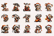 Jolly Christmas Animal Club, a Seasonal Illustration by CreationArt (Thumbnail 4 of 7)