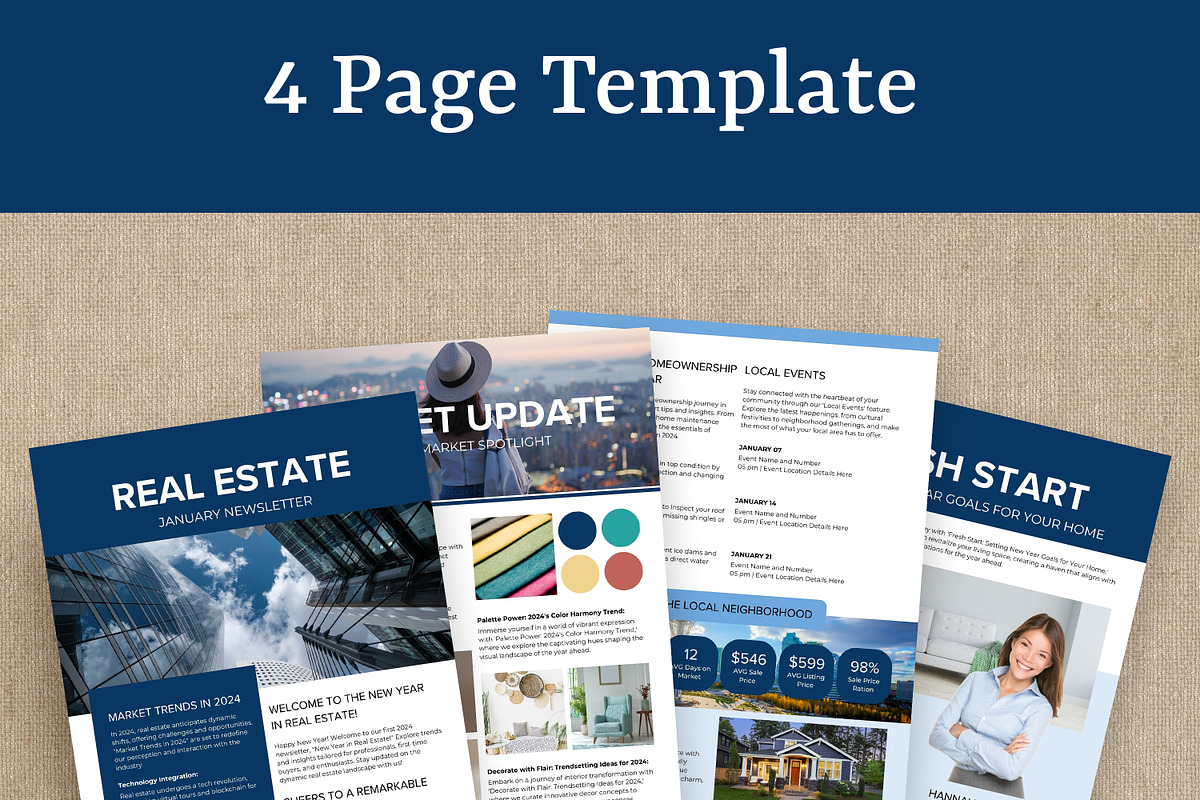 January Real Estate Newsletter, a Stationery Template by SmmrDesign (Photo 7 of 8)