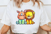 Safari Animals clipart bundle, an Illustration by Libby Wishes (Thumbnail 5 of 7)