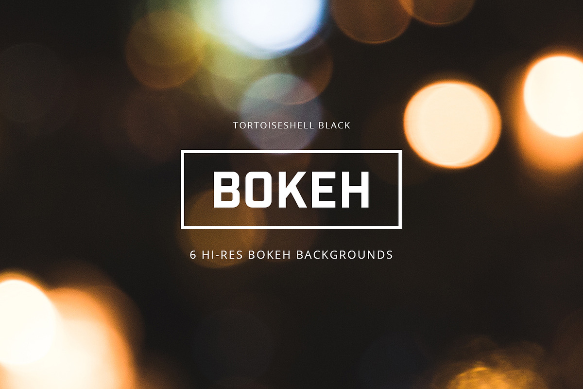 7 Bokeh Backgrounds, a Texture Graphic by Tortoiseshell Black Shop (Photo 1 of 7)
