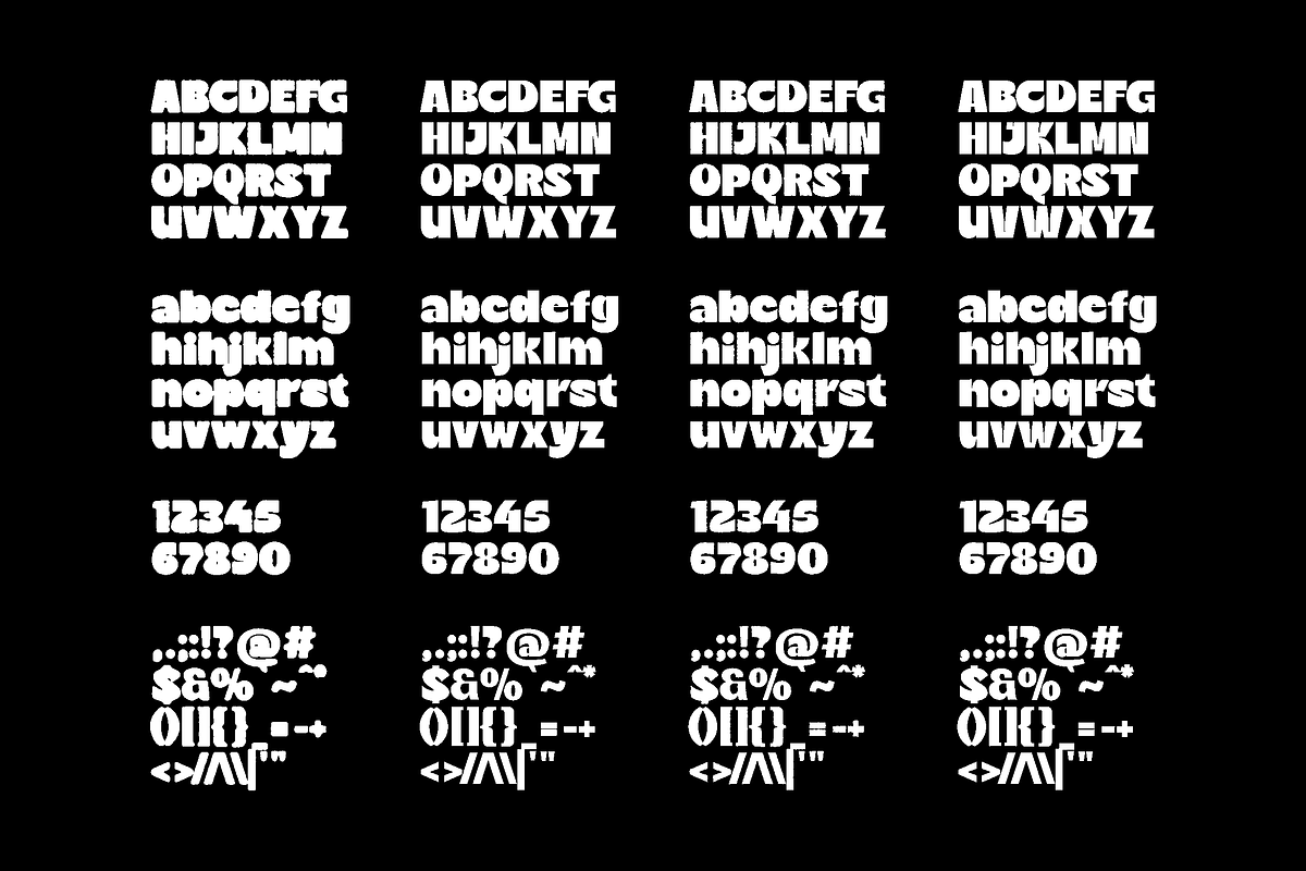 LL Cloud Pillow Bold Display Font, a Sans Serif Font by Lives And Levels (Photo 12 of 12)