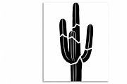 collection of desert cactus silhouet, an Illustration by Amazin_art (Thumbnail 14 of 33)