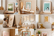 30 Nursery Frame Mockup Bundle PSD, a Mockup by MockupShopi (Thumbnail 5 of 8)