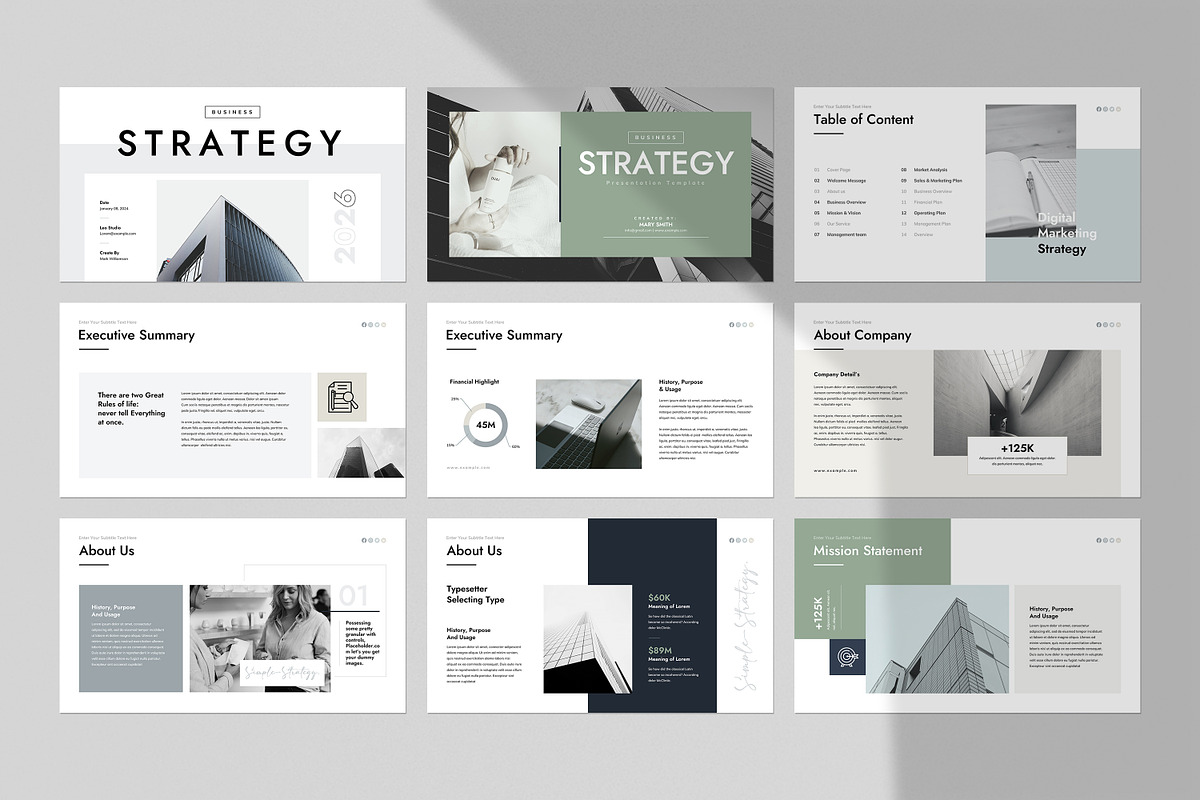 Business Strategy Presentation, a Presentation Template by GoldenPixelStudio (Photo 7 of 28)