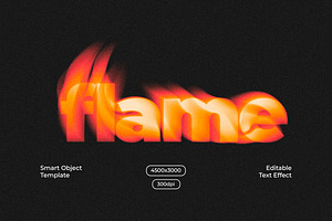 Flame Text Effect, a Layer Style Add-On by alexdndz