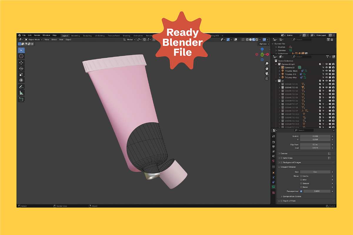 3D Beauty & Cosmetics Pack, an Object 3D Model by Dudukbersama (Photo 3 of 3)