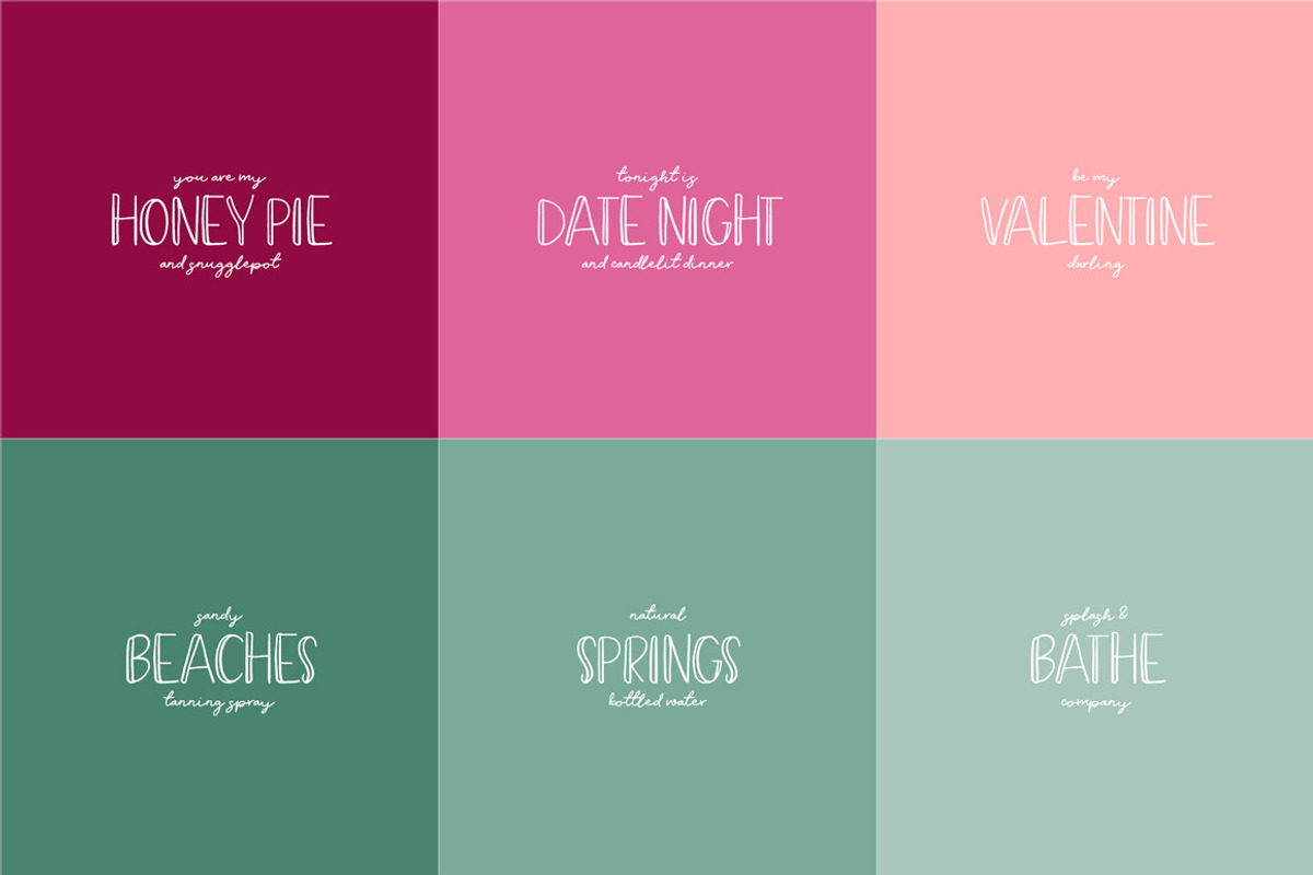 Frosted Cupcake Font preview 2