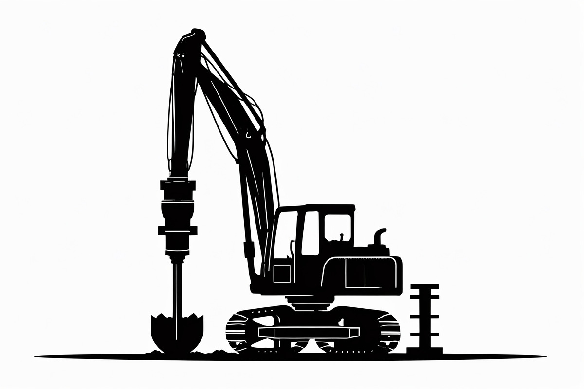 Heavy Equipment Silhouette Bundle, an Illustration by jahid234 (Photo 2 of 7)