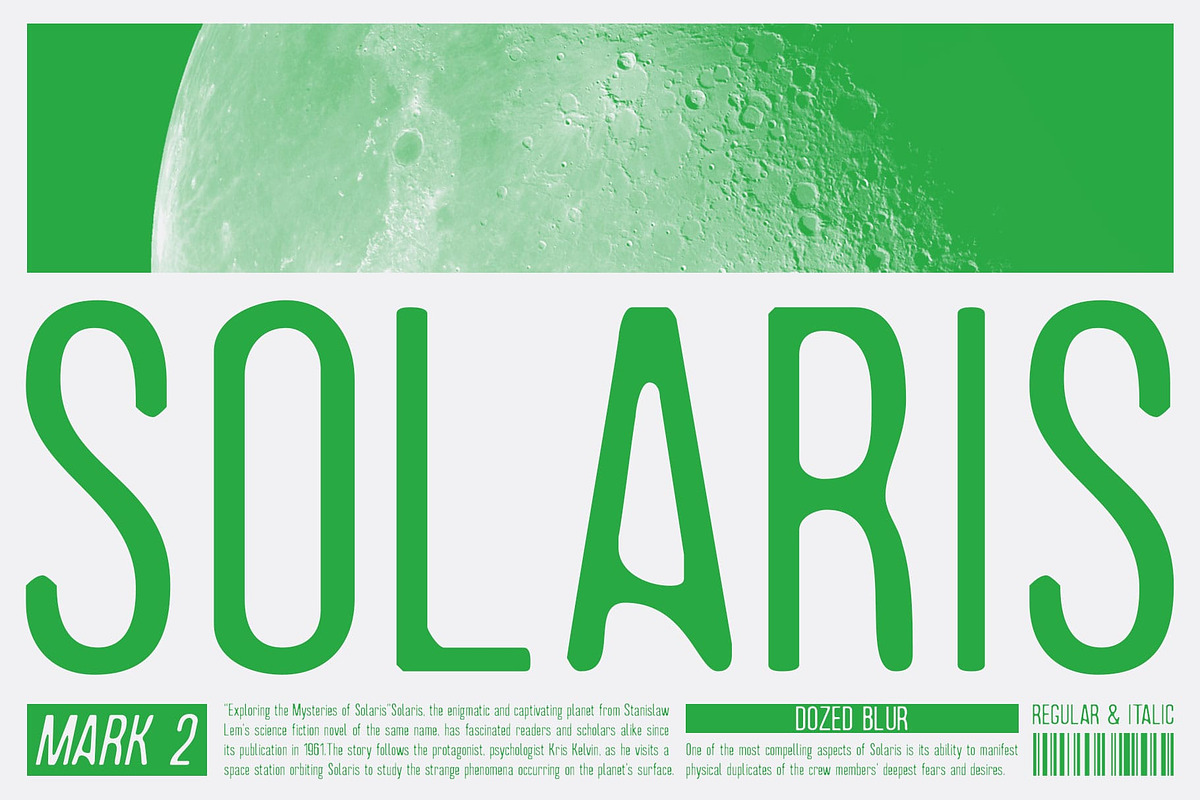 Dozed Blur, a Sans Serif Font by Craft Supply Co. (Photo 2 of 8)