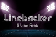 Linebacker - Font, a Font by Something & Nothing (Thumbnail 1 of 3)