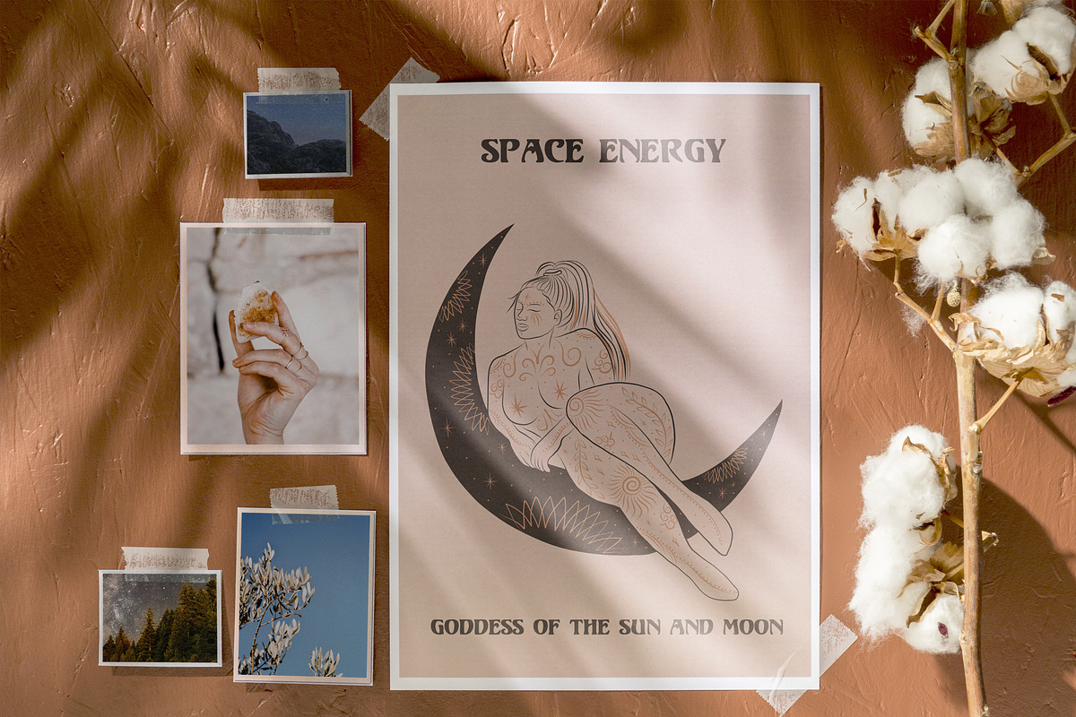 Space Goddesses. The birth of energy, an Illustration by Chikovnaya (Photo 8 of 15)