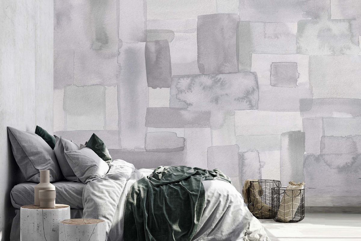 Alura watercolor abstract wall mural, a Wallpaper Graphic by Timofi Art (Photo 13 of 20)