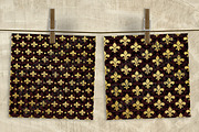 Gold and Burgundy Digital Paper, a Pattern Graphic by BouncyBulldog (Thumbnail 2 of 2)