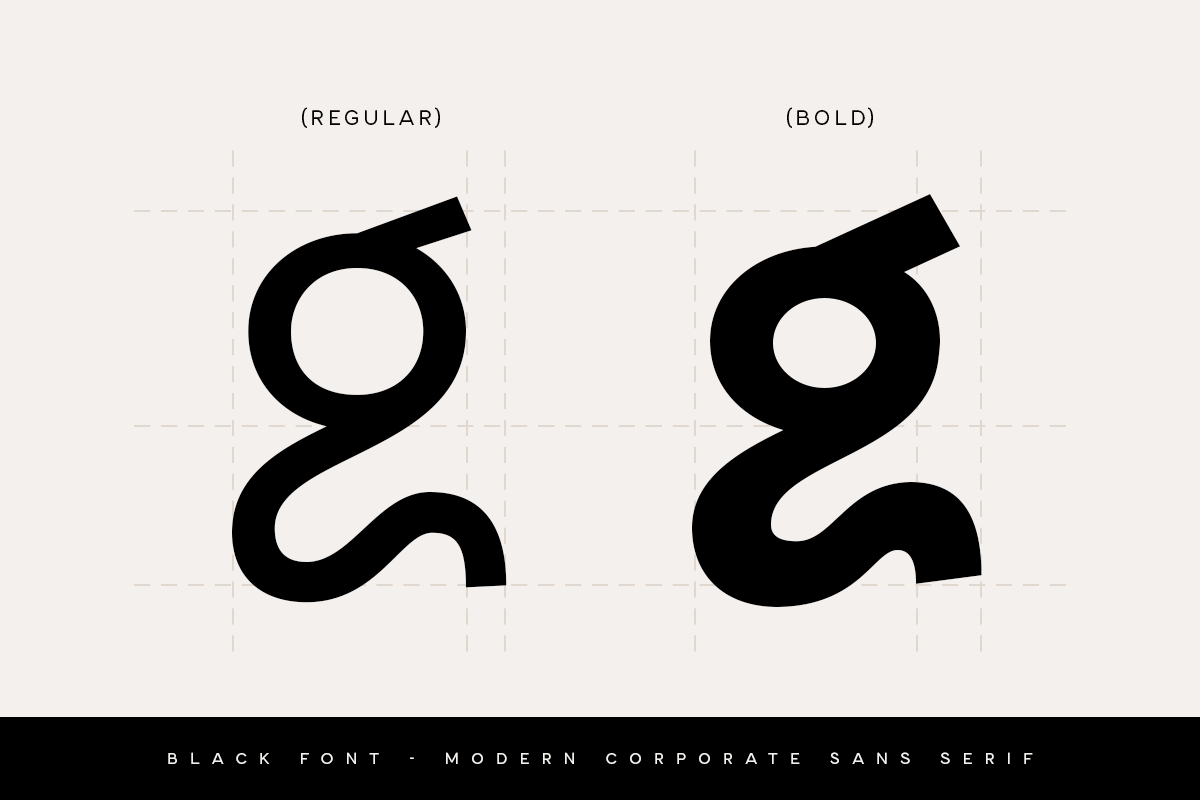 Black - Modern Corporate Sans Serif, a Sans Serif Font by Hamz Studio (Photo 7 of 13)