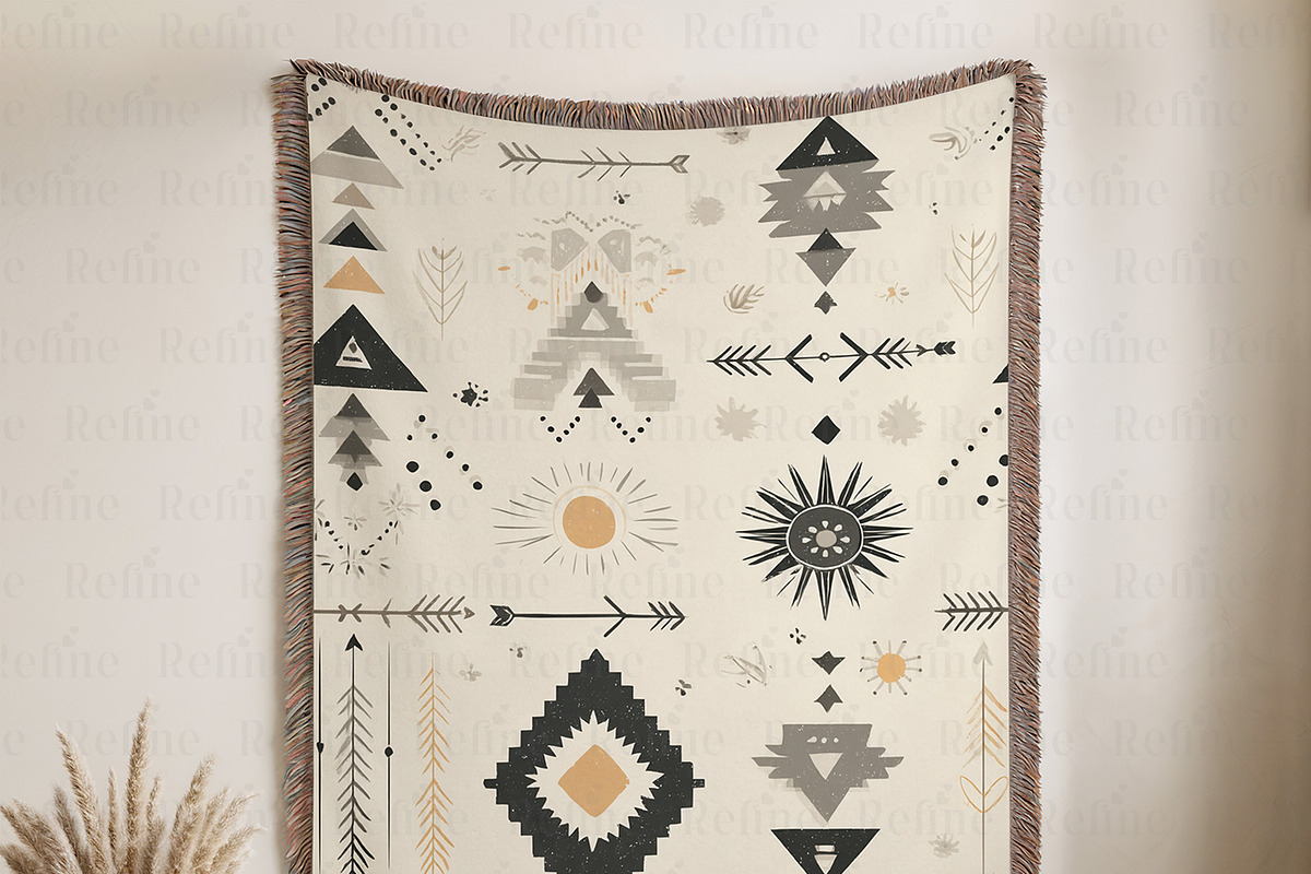 Woven Blanket Mockup, a Mockup by Mie Mockup Studio (Photo 2 of 8)