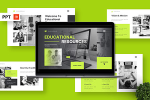 Educational Resources - Education, a Presentation Template by Deepslide Studio