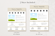 Influencer Media Kit Template Canva, a Marketing Template by Boltik Studio (Thumbnail 2 of 5)