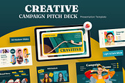 Creative Campaign PowerPoint, a Presentation Template by New Coral Design (Thumbnail 1 of 6)