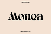 Monea - Serif Display Font, a Serif Font by Luna Shop (Thumbnail 1 of 12)