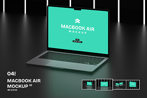 Macbook Air - Mockup