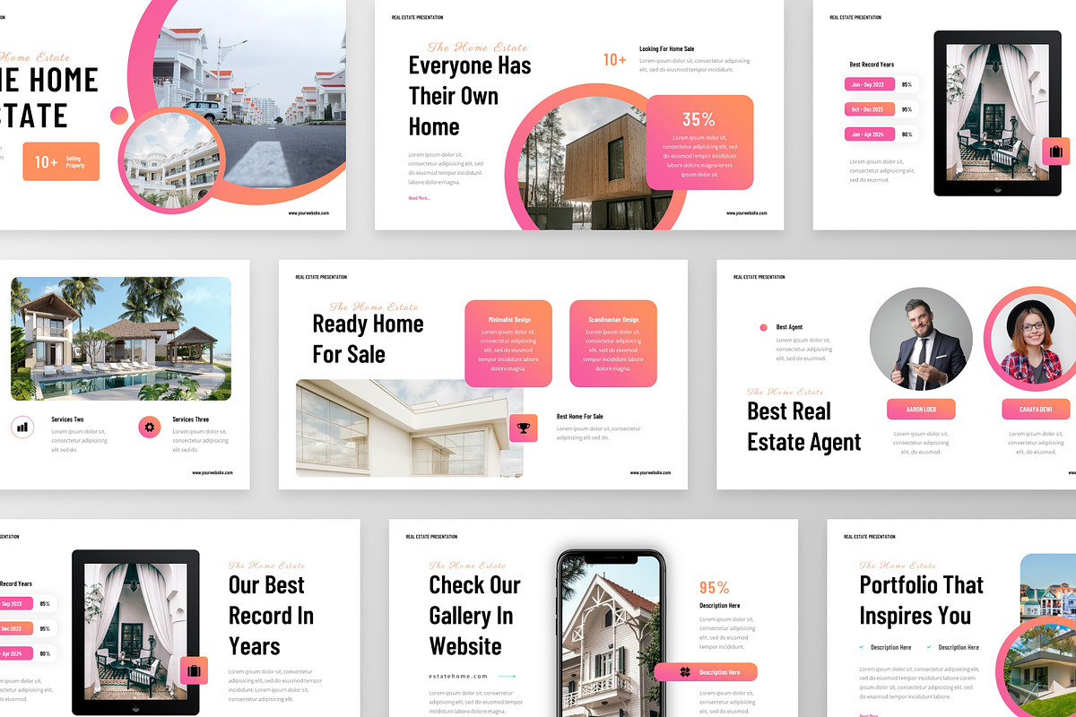 Home Real Estate Google Slide, a Presentation Template by MtvtdArt (Photo 5 of 6)
