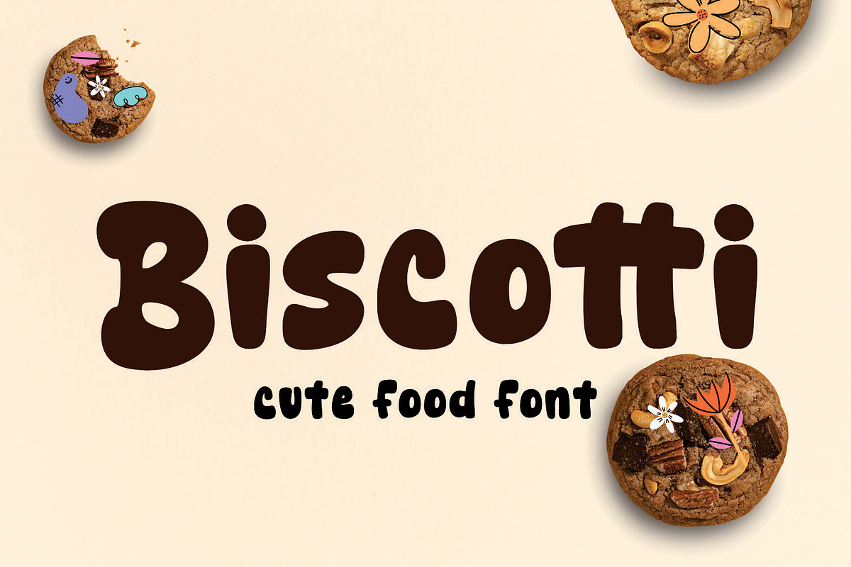 Biscotti - Food Brand Identity Font, a Handwritten Font by Mozatype (Photo 1 of 11)