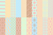 Vintage Pastel Geometric Seamles Set, a Pattern Graphic by Luxury Fashion Prints (Thumbnail 3 of 4)
