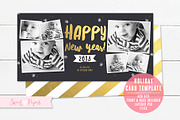 Holiday Photo Card Template, a Card Template by Sweet Papers (Thumbnail 1 of 2)