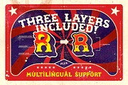 Mystery Tour Display Font, a Sans Serif Font by Vintage Type Company (Thumbnail 3 of 10)