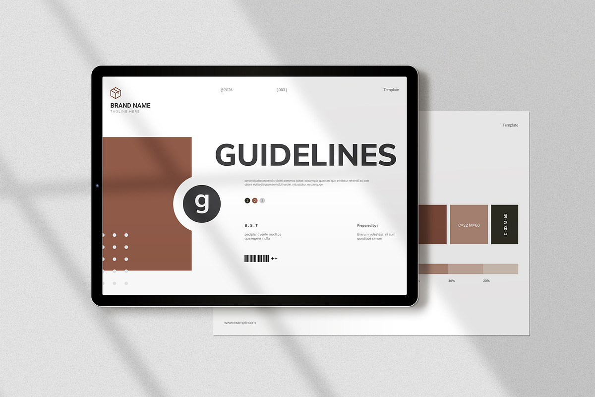 Brand Guidelines Template, a Brochure Template by metastudio38 (Photo 9 of 10)