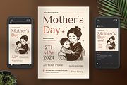 Happy Mother's Day Vintage Flyer, a Flyer Template by Annora Studio (Thumbnail 3 of 4)