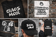 Chaos Block is a bold and playful, a Handwritten Font by cocodesign (Thumbnail 4 of 8)