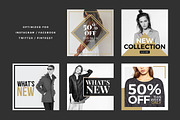 Fashion Social Banner Pack, a Social Media Template by MinimalStudioCo (Thumbnail 3 of 6)