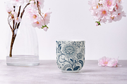 Tiny Blue Toile De Jouy Pattern, a Pattern Graphic by FloridPrintables (Thumbnail 8 of 9)