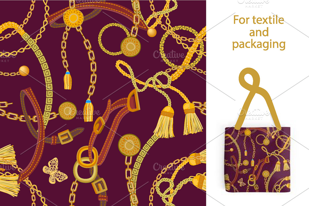 Chain Prints, a Texture Graphic by Svetlana Kononova (Photo 2 of 7)