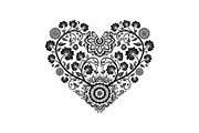 Ornamental Heart Silhouette Bundle, an Illustration by jahid234 (Thumbnail 7 of 31)