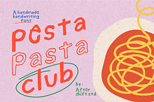 PestaPasta Handwriting Font Family