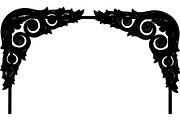Premium Swirl Leaf Corner Frame, a Decorative Illustration by Creativeshirt (Thumbnail 17 of 20)